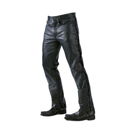 Men Leather Pent